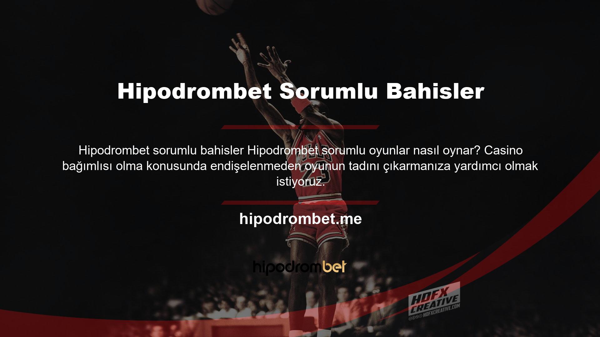 Bahis ve casino oyunları, para kazanmak veya kaybetmekle değil, eğlenmek ve eğlenmekle ilgilidir